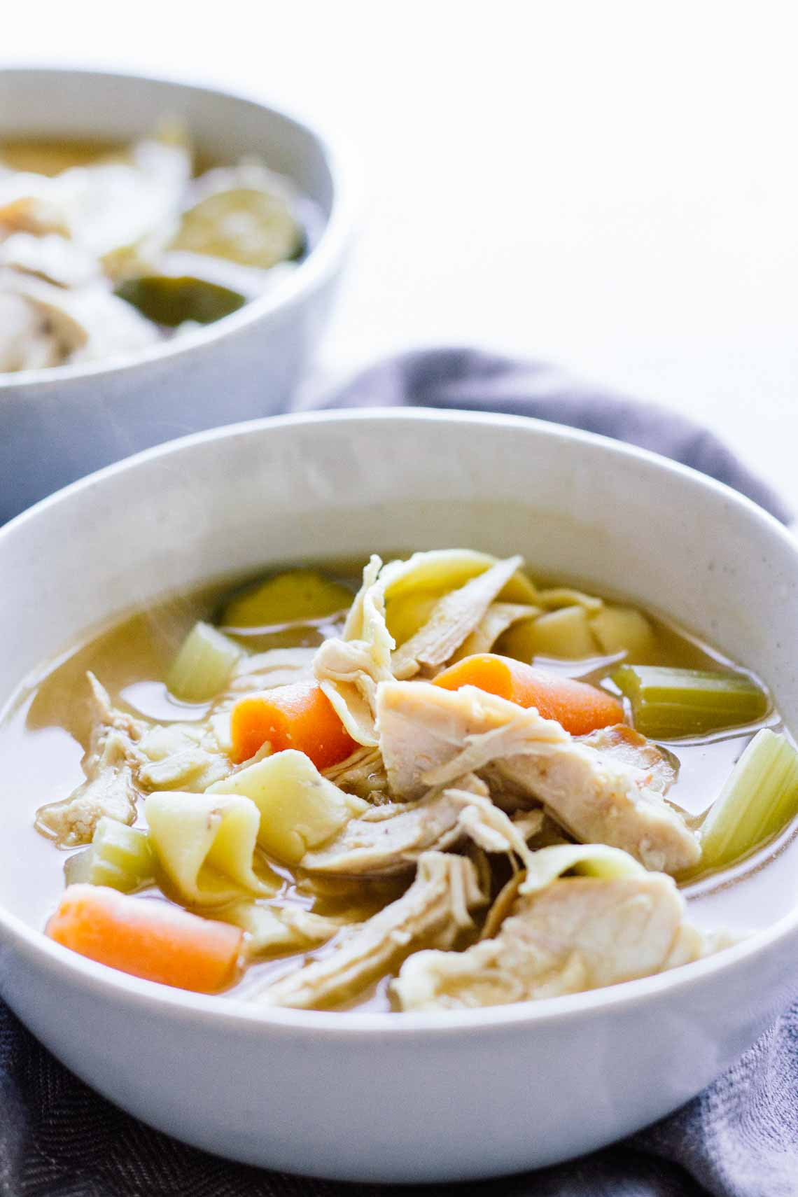 Turkey Noodle Soup
 Slow Cooker Turkey Noodle Soup Jar Lemons