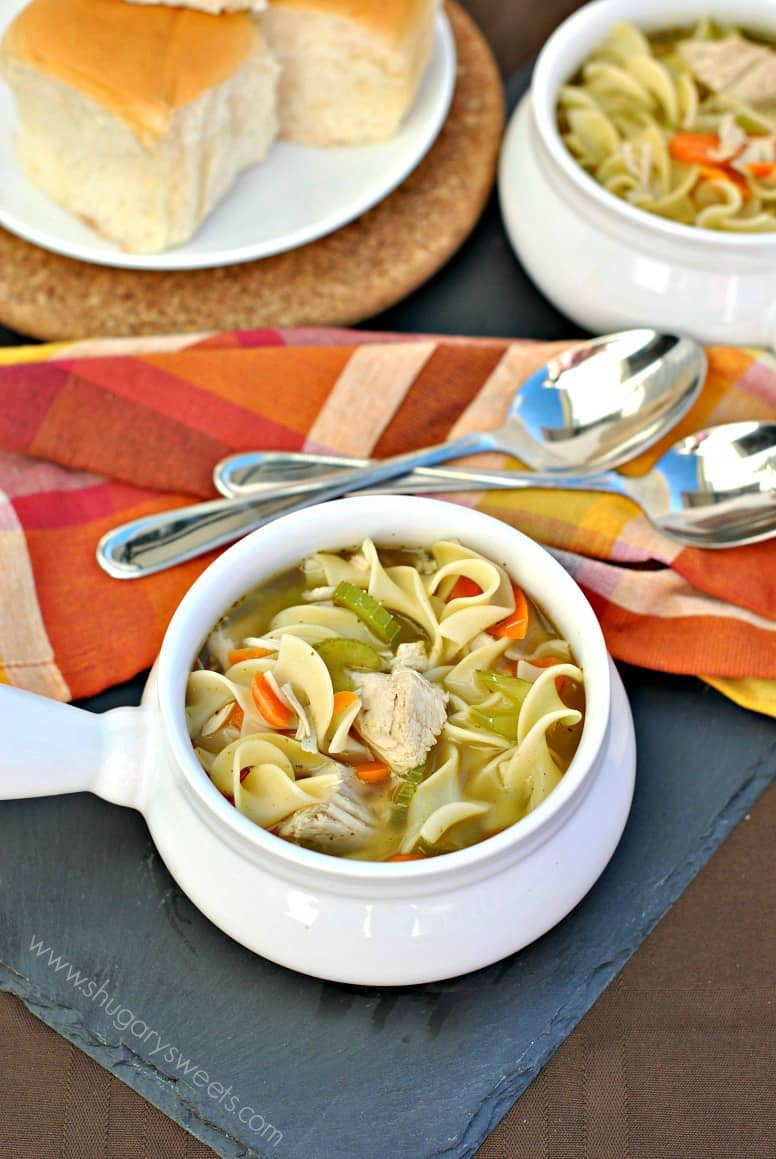 Turkey Noodle Soup
 Turkey Noodle Soup Shugary Sweets