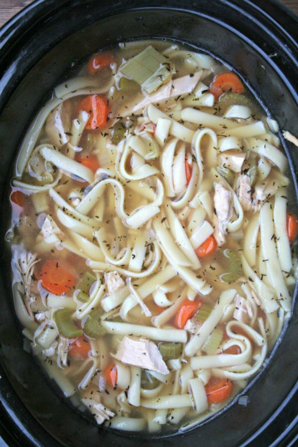 Turkey Noodle Soup
 Grandma s Slow Cooker Turkey Noodle Soup The Magical