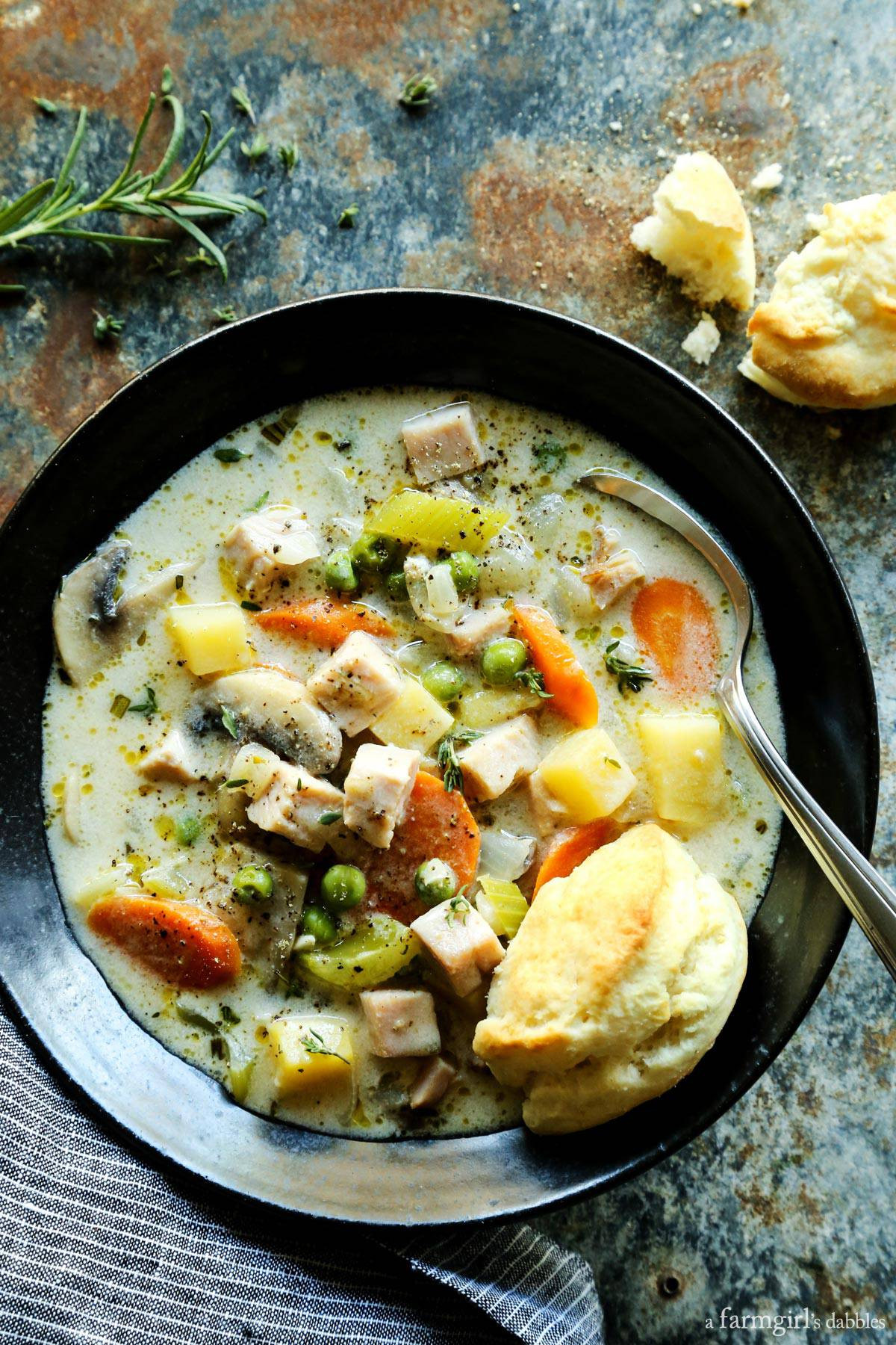 Turkey Pot Pie Soup
 Smoked Turkey Pot Pie Soup • a farmgirl s dabbles