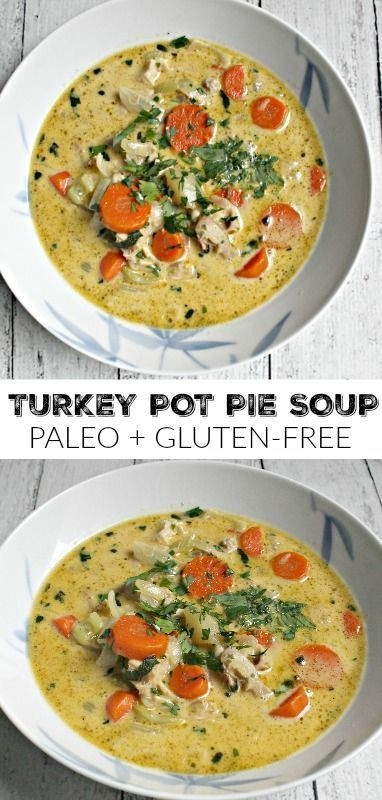 Turkey Pot Pie Soup
 Turkey Pot Pie Soup