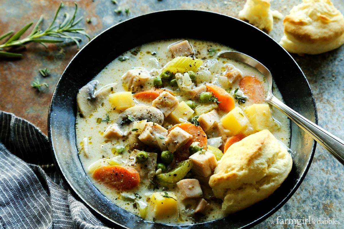 Turkey Pot Pie Soup
 Smoked Turkey Pot Pie Soup • a farmgirl s dabbles