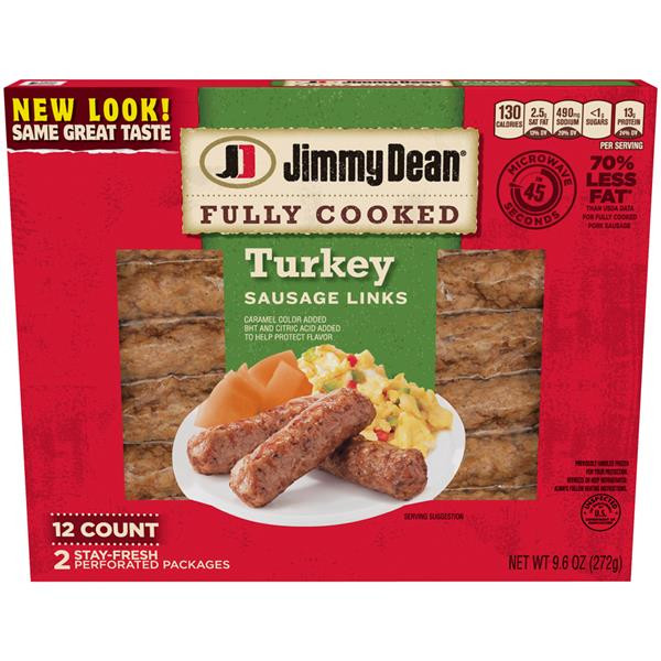 Turkey Sausage Nutrition
 Jimmy Dean Turkey Sausage Crumbles Nutrition Facts