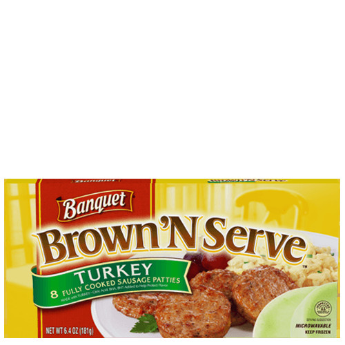 Turkey Sausage Nutrition
 Brown N Serve Turkey Sausage Patties