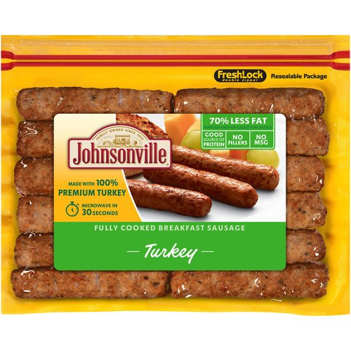 Turkey Sausage Nutrition
 Johnsonville Original Recipe Breakfast Sausage 12 oz