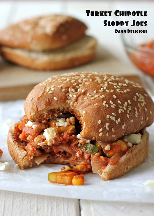 Turkey Sloppy Joes
 gastrogirl Turkey Chipotle Sloppy Joes with Feta