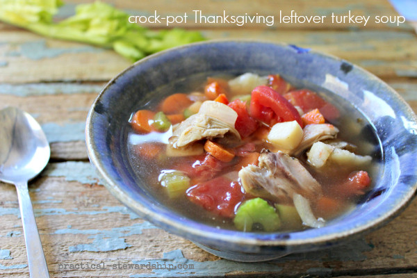 Turkey Soup Crock Pot
 Easy Crock Pot Turkey Soup Recipe Practical Stewardship