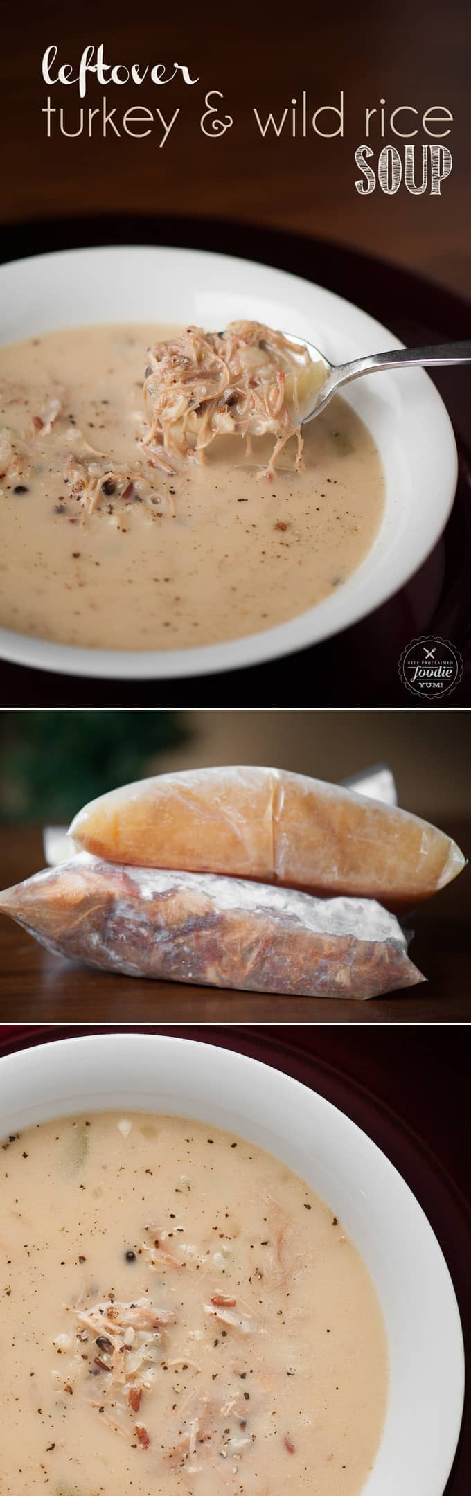 Turkey Soup From Leftover
 Leftover Turkey & Wild Rice Soup