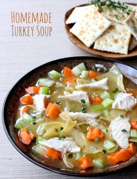 Turkey Soup From Leftover
 Homemade Turkey Soup