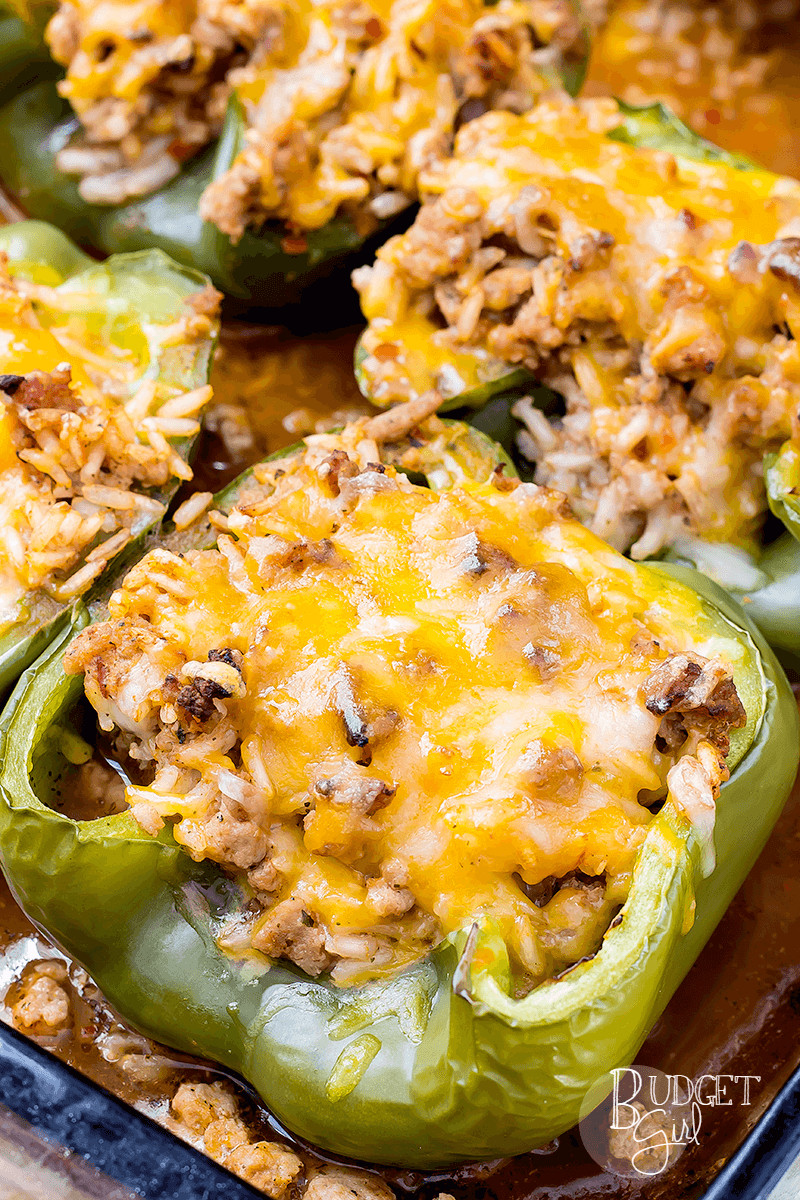 Turkey Stuffed Bell Peppers
 Easy Family Meal Plans 9 New South Charm