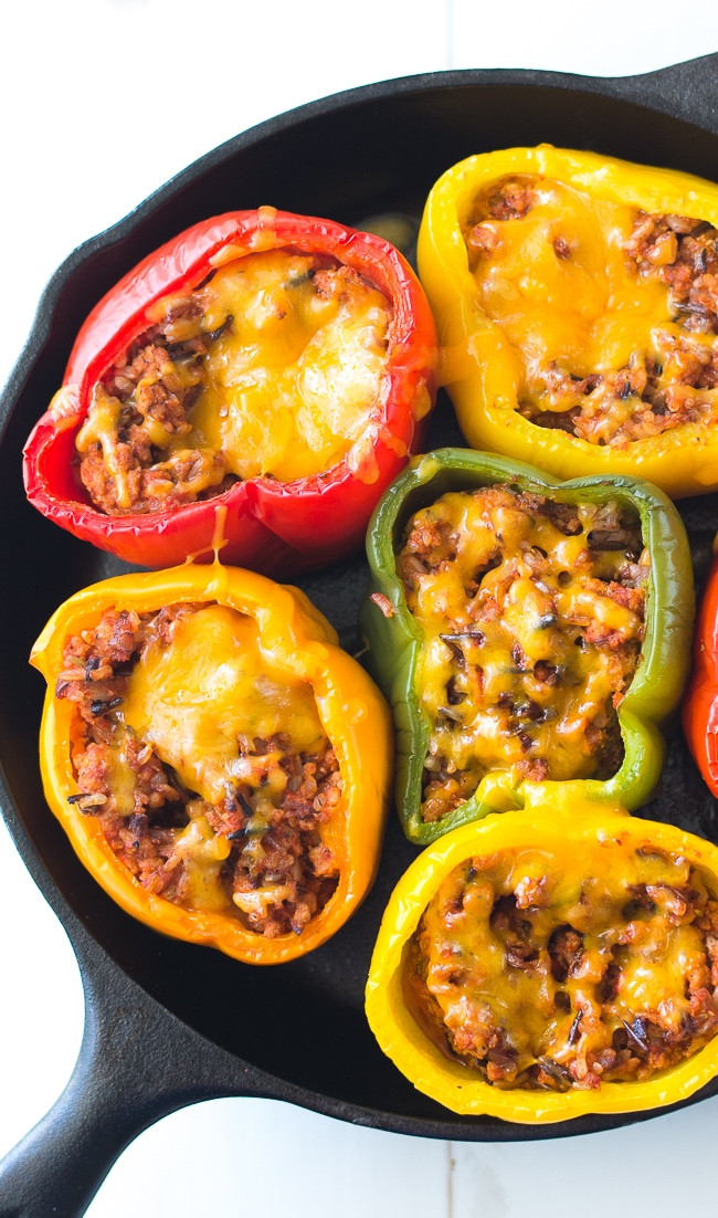 Turkey Stuffed Bell Peppers
 Ground Turkey Stuffed Peppers