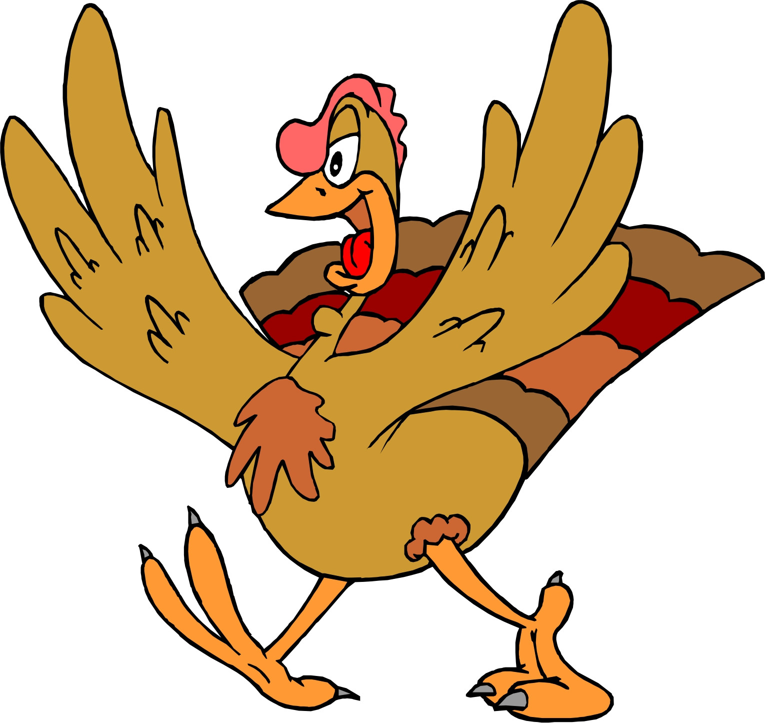 Turkey Thanksgiving Cartoon
 Cartoon Turkey Clip Art – 101 Clip Art