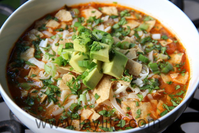 Turkey Tortilla Soup
 Chicken or turkey tortilla soup recipe Laylita s Recipes