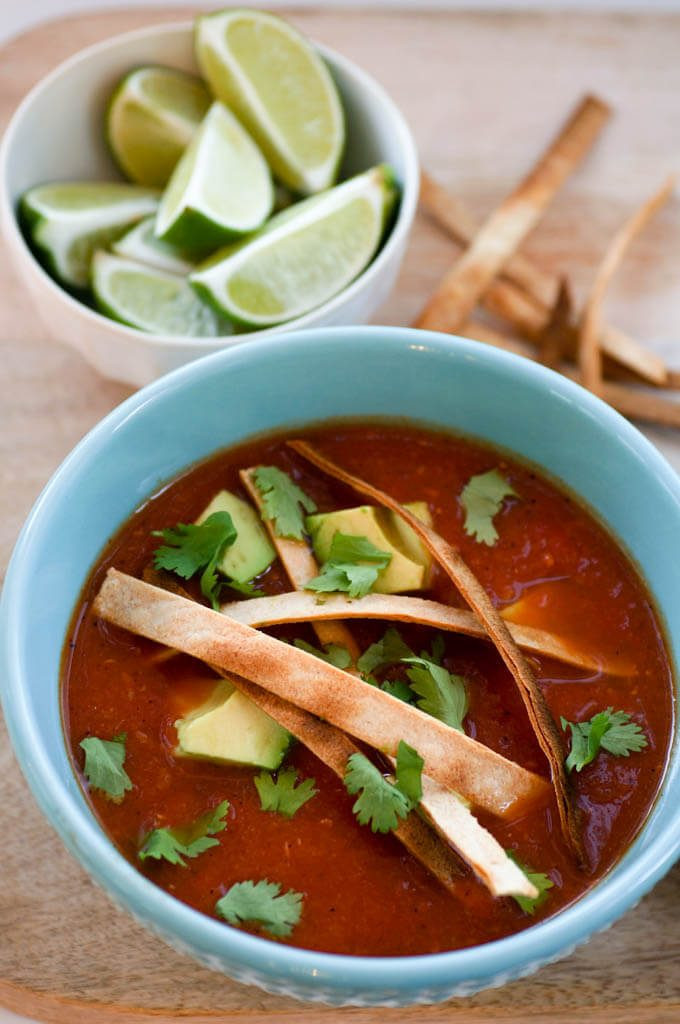 Turkey Tortilla Soup
 Leftover Turkey Tortilla Soup White Coat Pink Apron