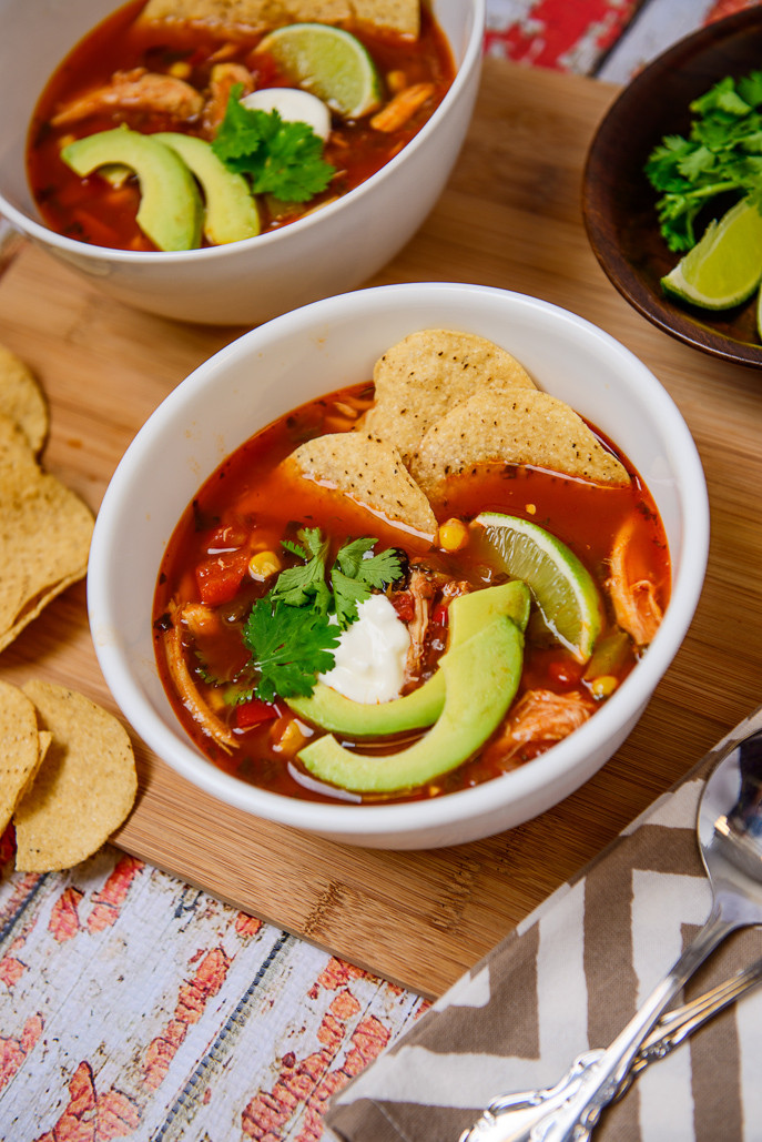 Turkey Tortilla Soup
 Turkey Leftovers Make this Slow Cooker Turkey Tortilla