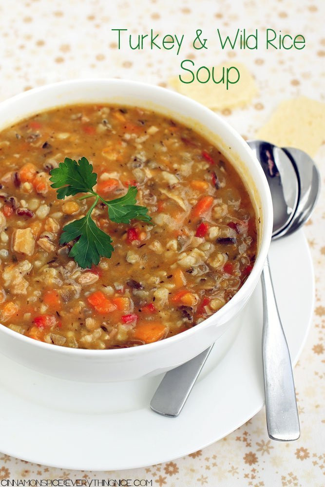 Turkey Wild Rice Soup
 Turkey & Wild Rice Soup