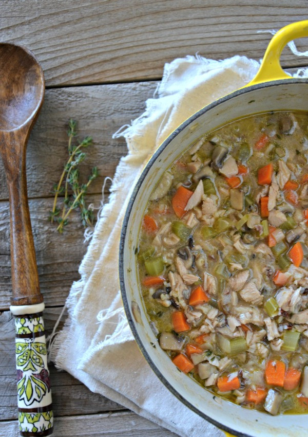 Turkey Wild Rice Soup
 Leftover Turkey & Wild Rice Soup Mountain Mama Cooks