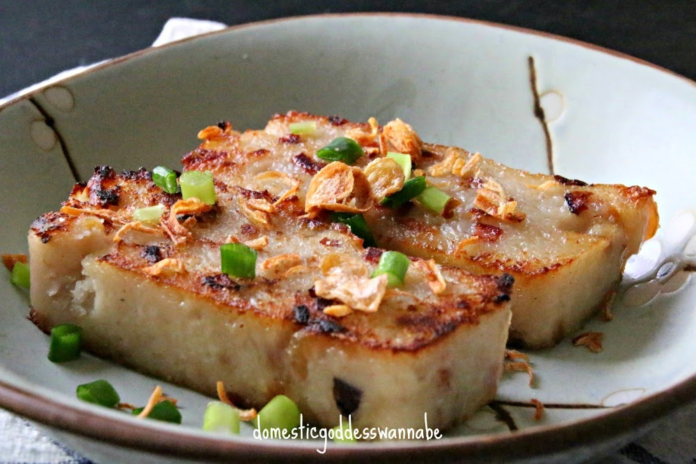 Turnip Cake Recipe
 chinese steamed radish cake 萝卜糕