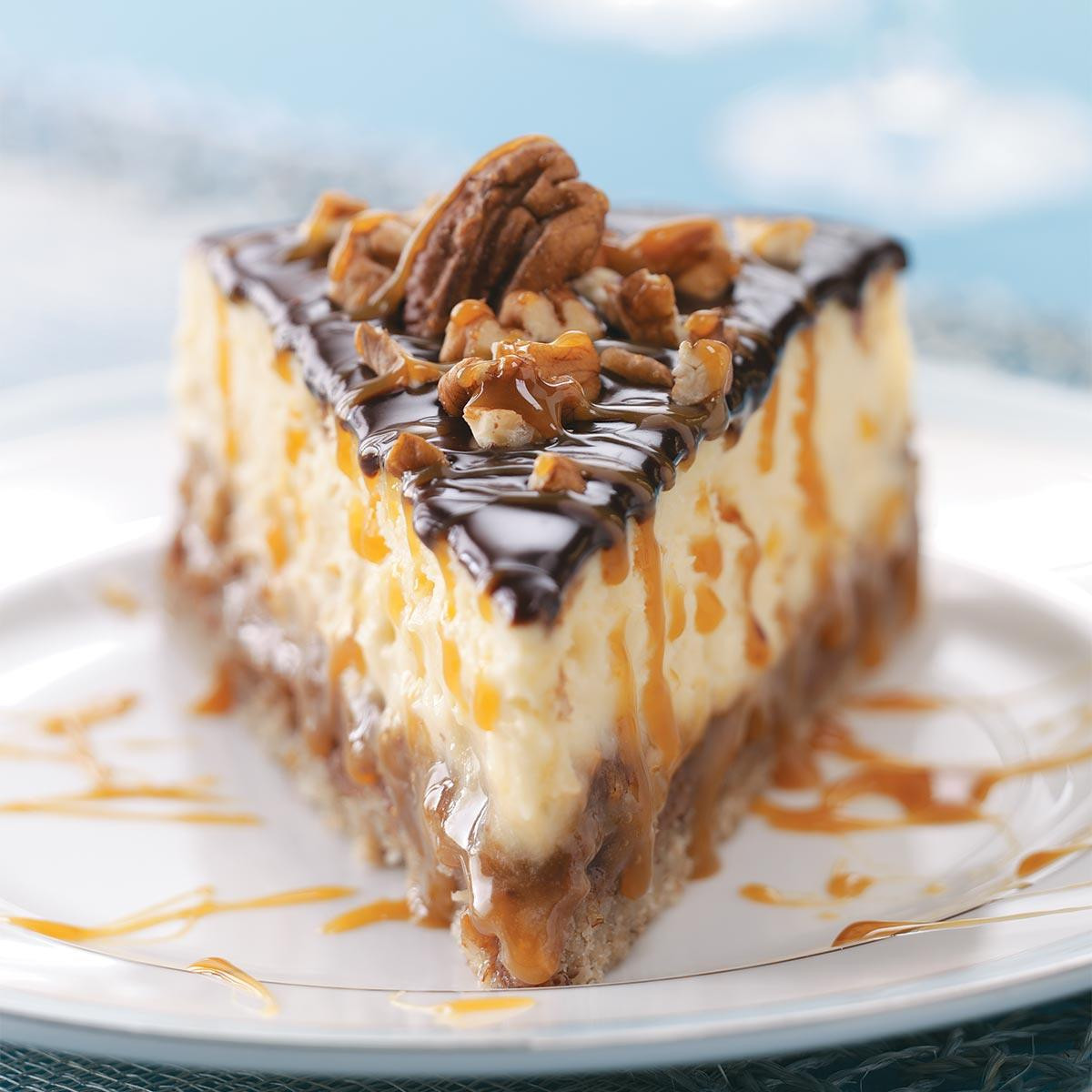 Turtle Cheesecake Recipe
 Layered Turtle Cheesecake Recipe