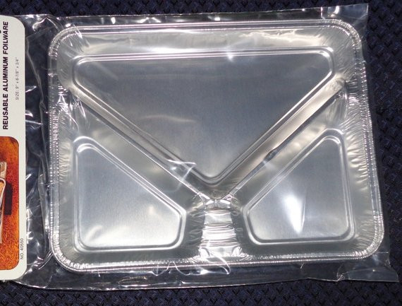 Tv Dinner Tray
 Vintage TV Dinner Trays Aluminum foilware Retro 60s Single