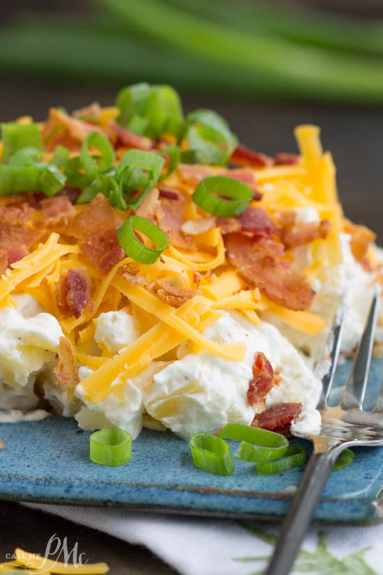 Twice Baked Potato Salad
 Bacon Ranch Twice Baked Potato Salad Recipe Call Me PMc