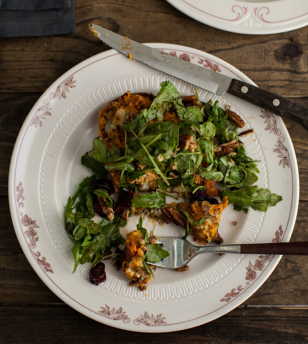 Twice Baked Potato Salad
 Twice Baked Sweet Potato with Quinoa