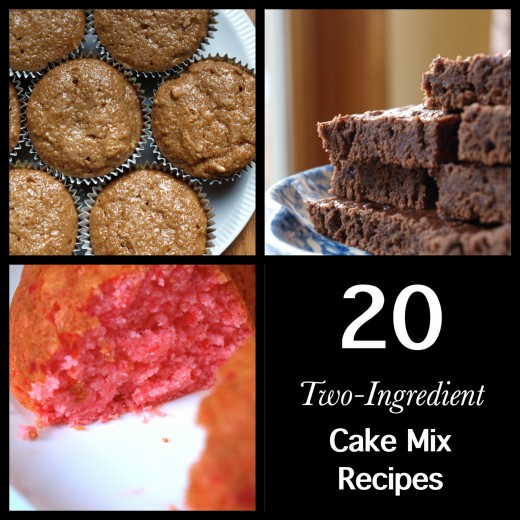 Two Ingredients Desserts
 20 Two Ingre nt Cake Mix Recipes