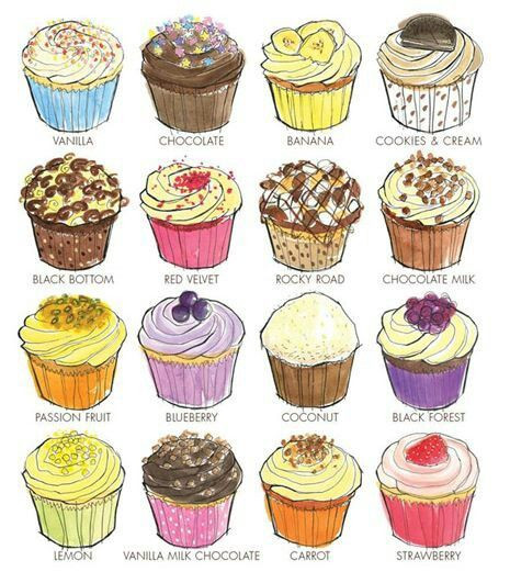 Types Of Cupcakes
 Cupcakes Flavors Cake Ideas