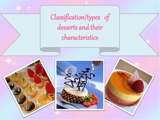 Types Of Dessert
 Typesofdessert