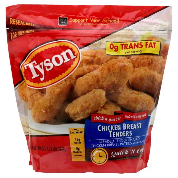 Tyson Chicken Tenders
 Tyson Breaded Chicken Coupon