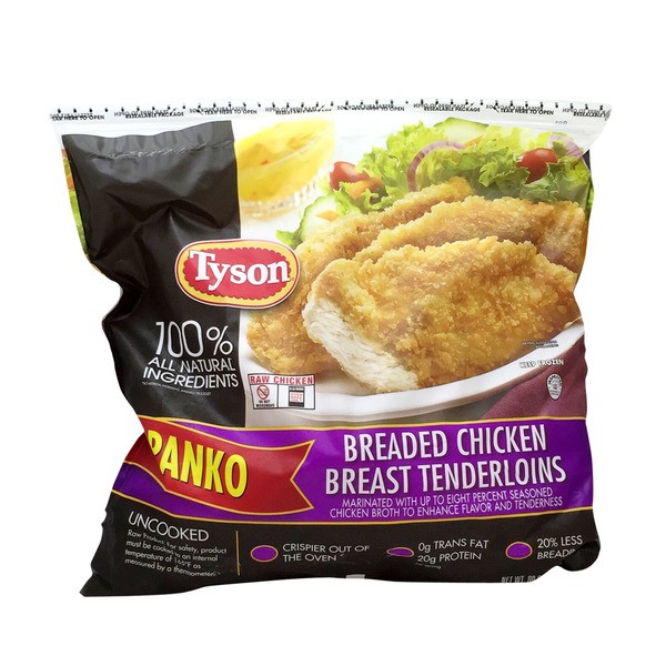 Tyson Chicken Tenders
 Tyson Breaded Chicken Breast Tenderloins from Costco