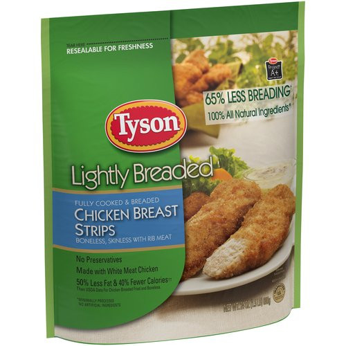 Tyson Chicken Tenders
 Tyson Batter Dipped Chicken Breast Tenders 25 5 oz