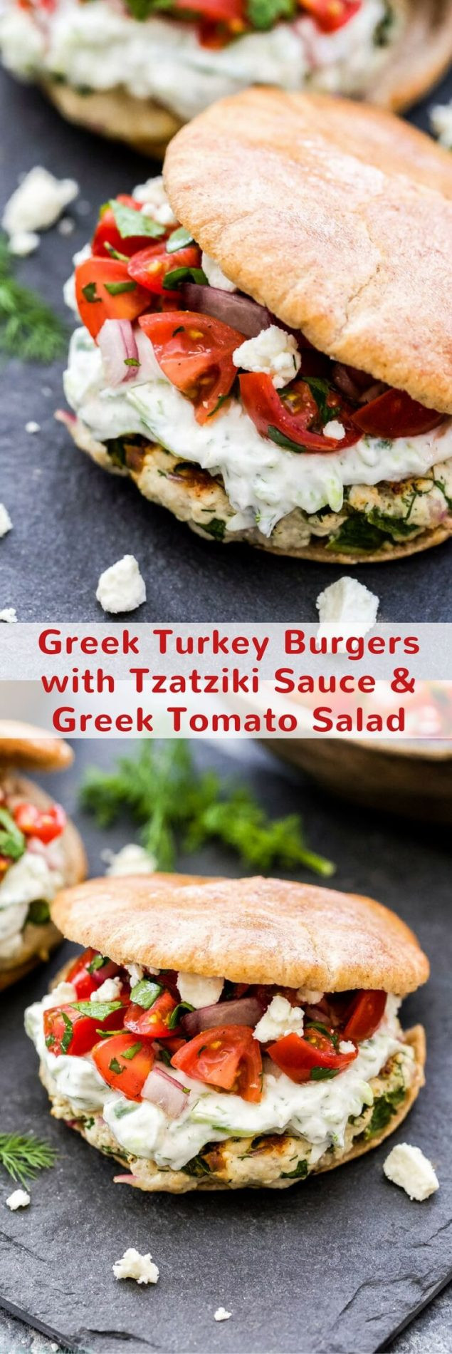 Tzatziki Sauce Kroger
 Greek Turkey Burgers with Tzatziki Sauce and Greek Tomato