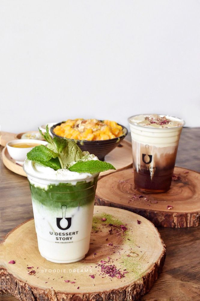 U Dessert Story
 matcha float oolong tea cheese tea 05 18 18 Yelp