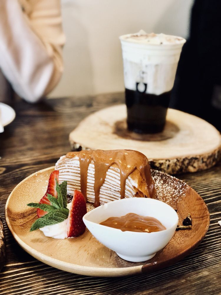 U Dessert Story
 Thai Tea Crepe Cake $12 Yelp