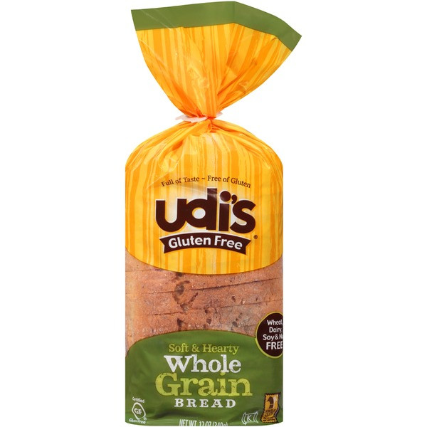 Udis Gluten Free Bread
 Udi s Gluten Free Whole Grain Bread from Central Market