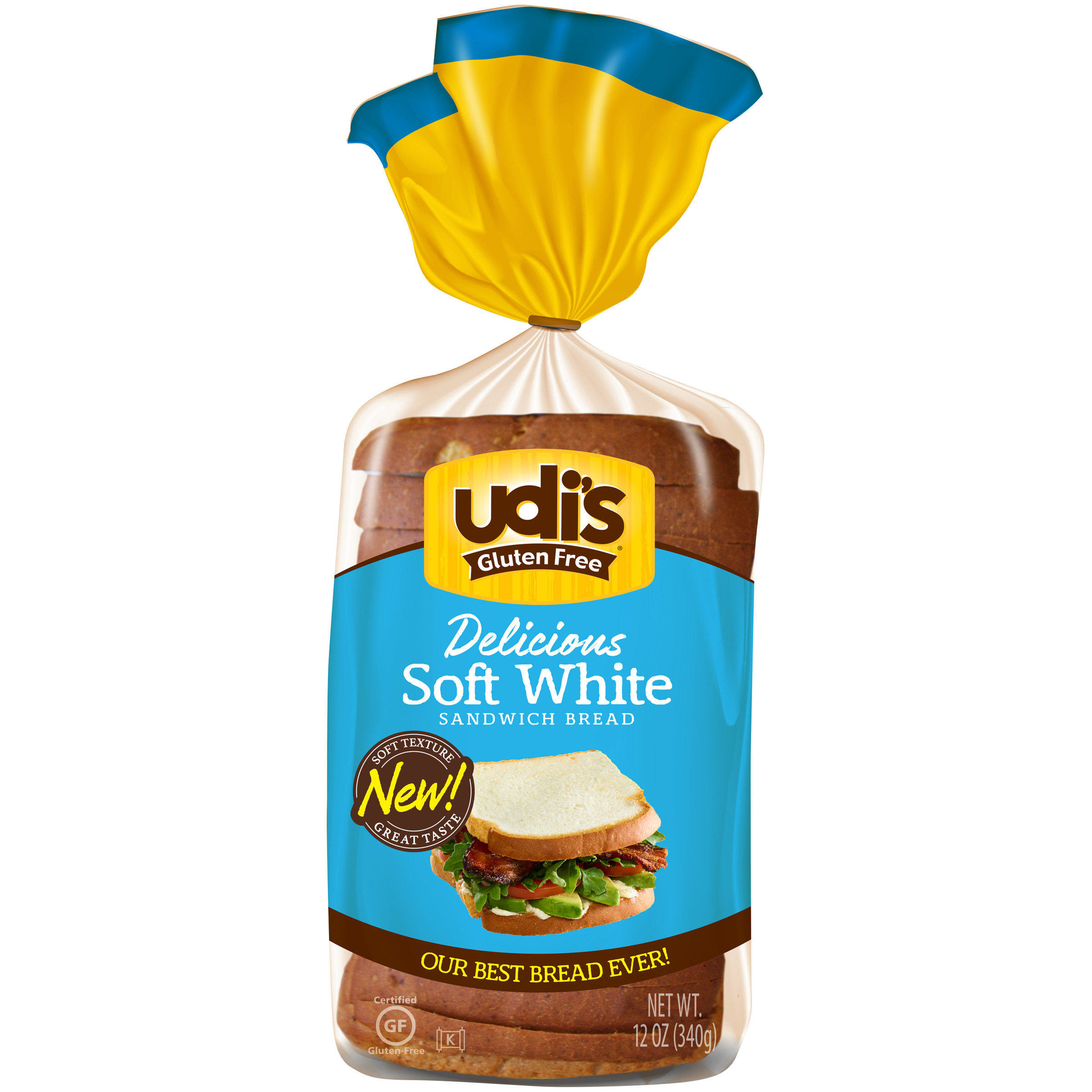 Udis Gluten Free Bread
 Gluten Free Breads Rolls & Buns