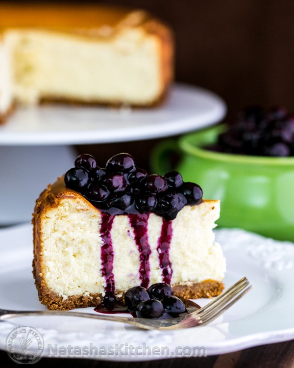 Ultimate New York Cheesecake Recipe
 Favorite Cheesecake & Easy Blueberry Sauce Video Tutorial