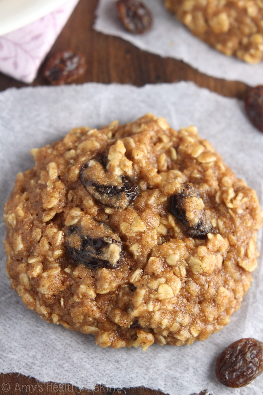 Ultimate Oatmeal Raisin Cookies
 The Ultimate Healthy Soft & Chewy Oatmeal Raisin Cookies