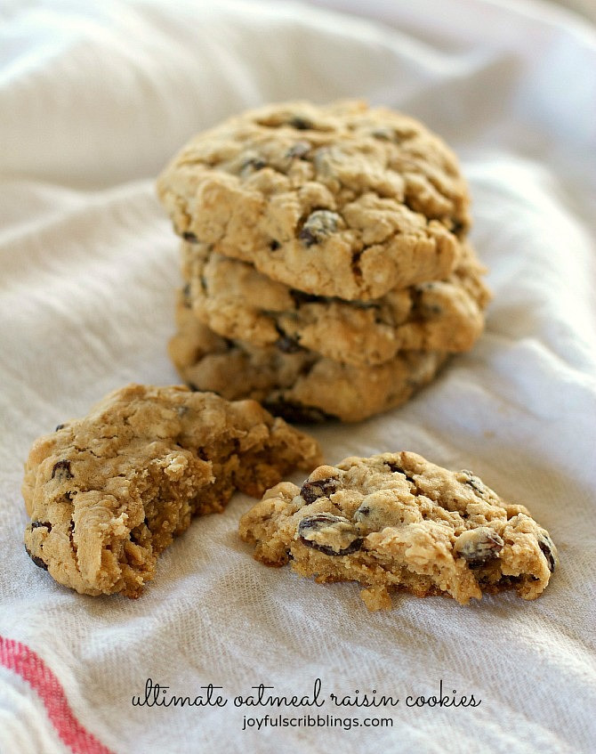 Ultimate Oatmeal Raisin Cookies
 The Ultimate Oatmeal Raisin Cookies JOYFUL scribblings