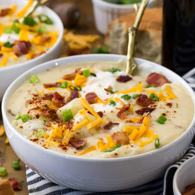 Ultimate Potato Soup
 The Ultimate Creamy Potato Soup Sugar Spun Run