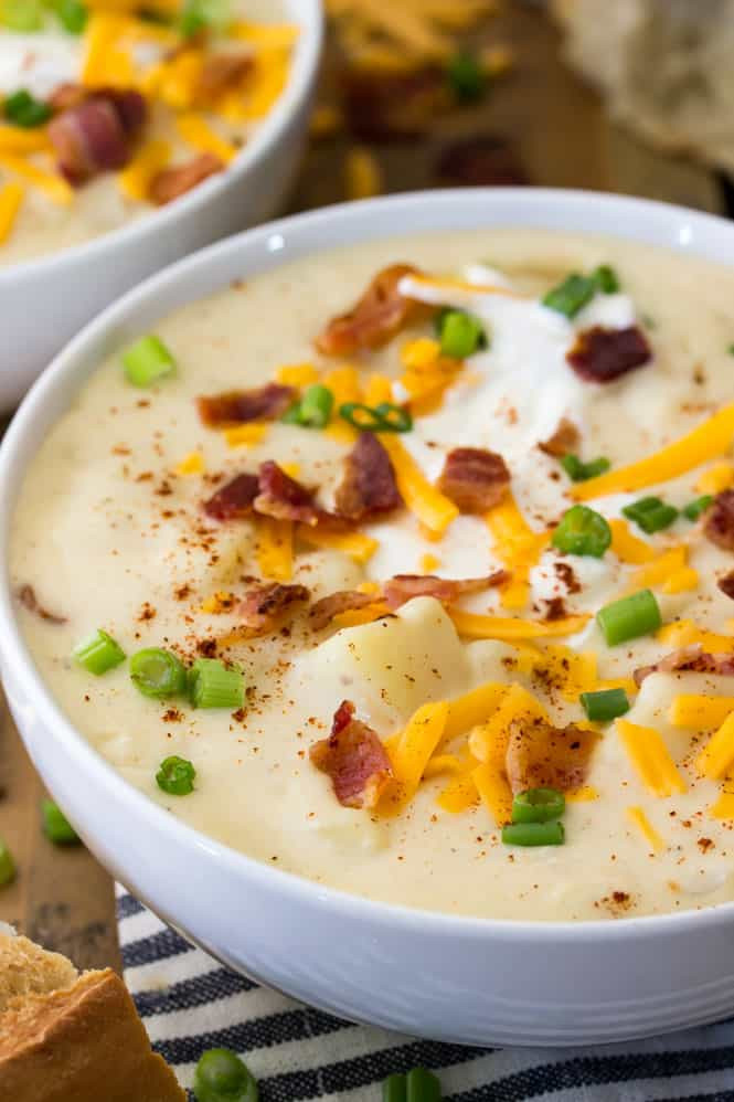 Ultimate Potato Soup
 The Ultimate Creamy Potato Soup Sugar Spun Run