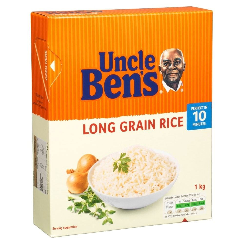 Uncle Ben'S Brown Rice
 Uncle Ben s Long Grain Rice 1Kg