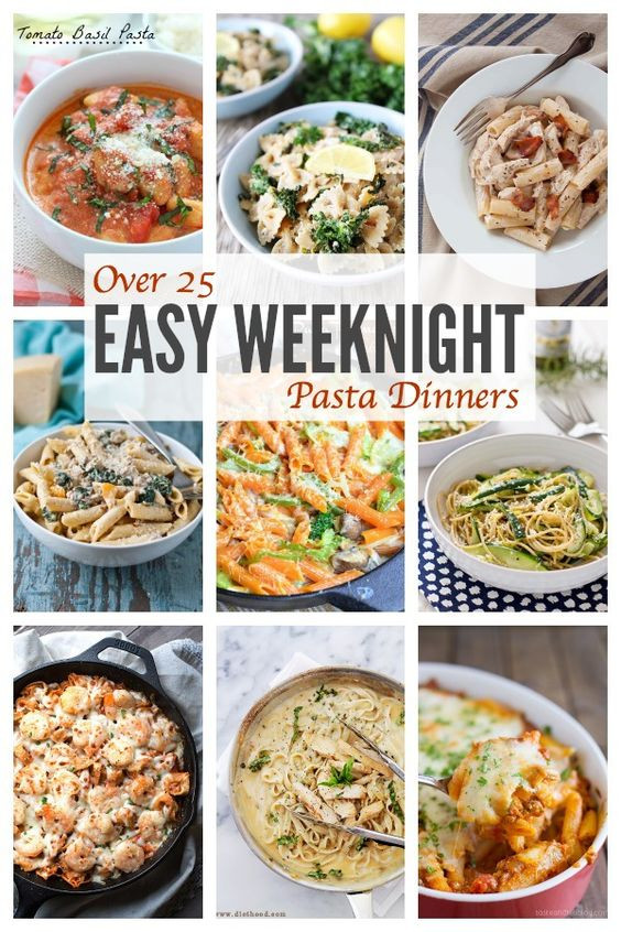 Unique Dinner Ideas
 Easy Weeknight Pasta Dinners