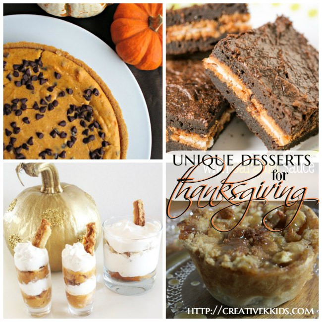 Unique Thanksgiving Desserts
 Tasty Tuesdays Unique Thanksgiving Side Dishes and