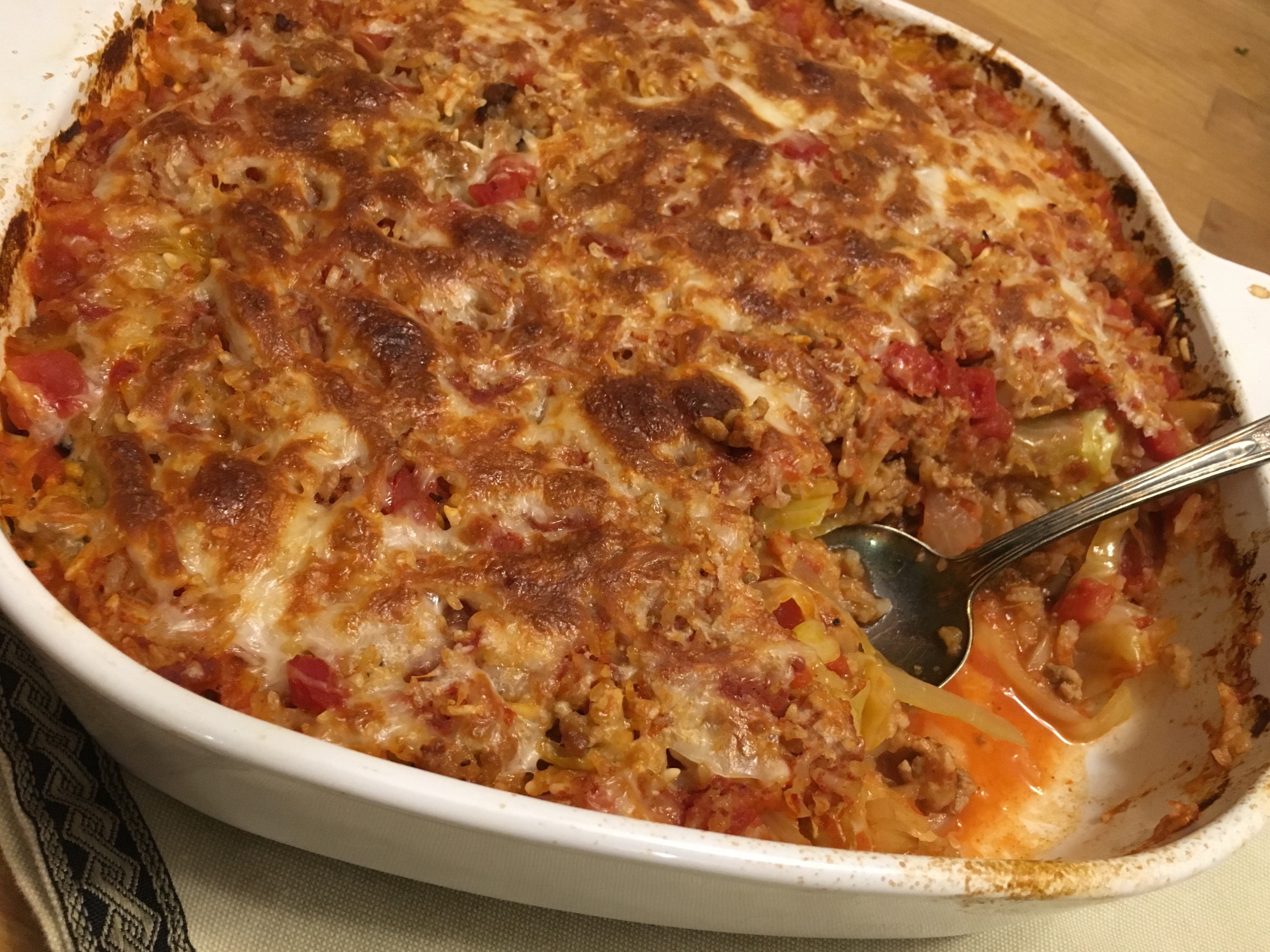 Unstuffed Cabbage Casserole
 turkey