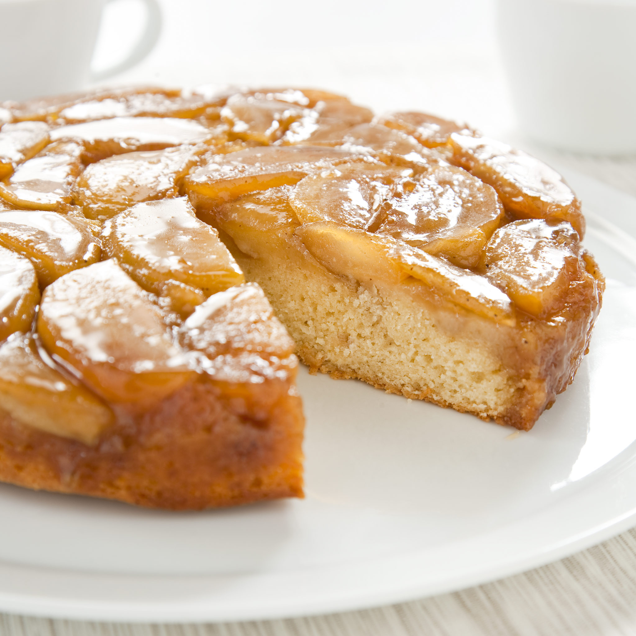 Upside Down Apple Cake
 Apple Upside Down Cake