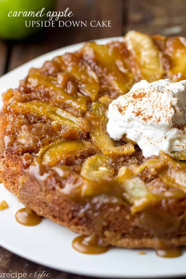 Upside Down Apple Cake
 Caramel Apple Upside Down Cake