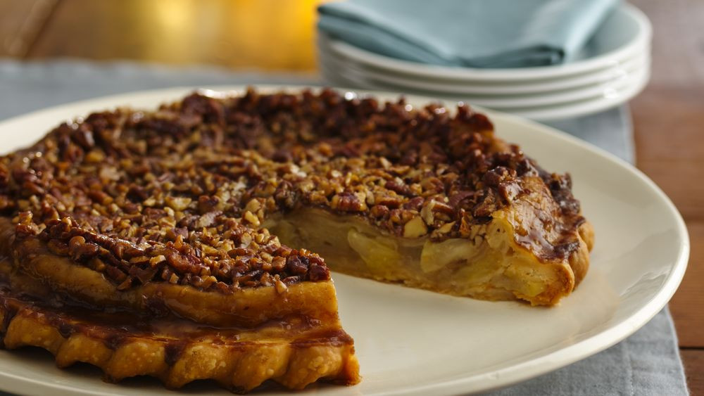 Upside Down Apple Pie
 Caramel Pecan Upside Down Chai Apple Pie recipe from