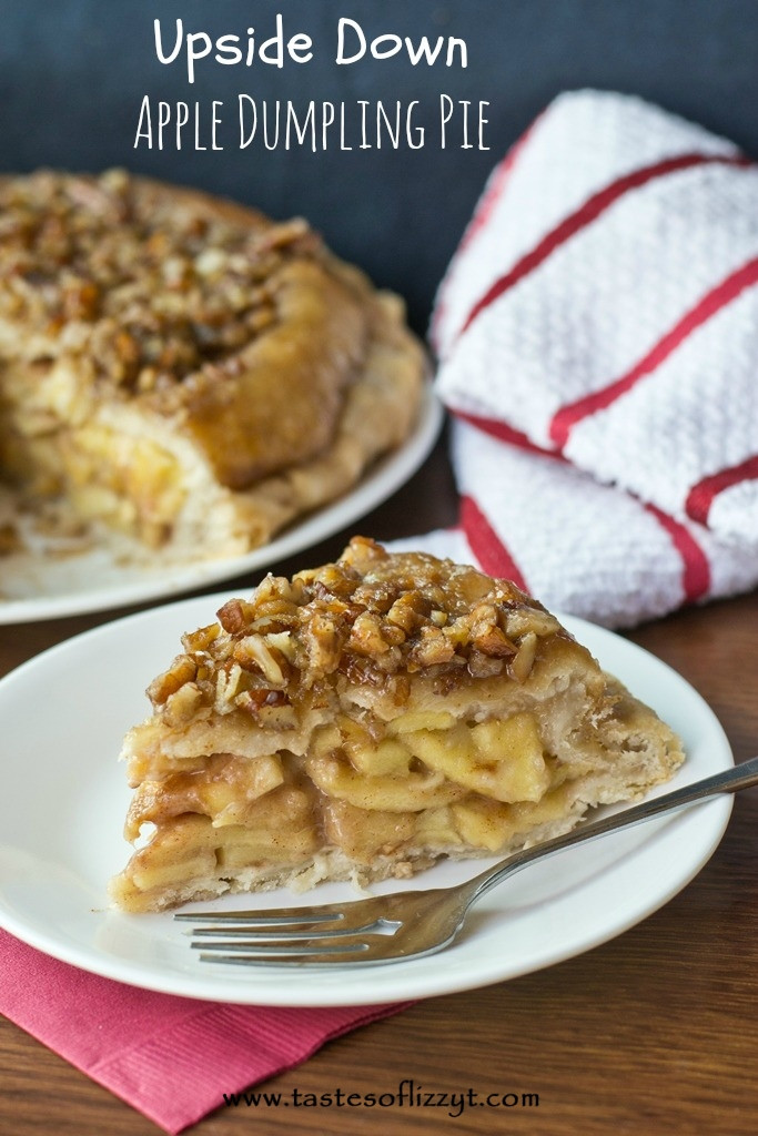 Upside Down Apple Pie
 Upside Down Apple Dumpling Pie By Tastes of Lizzy T